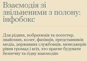 Взаємодія з людьми, які пережили полон